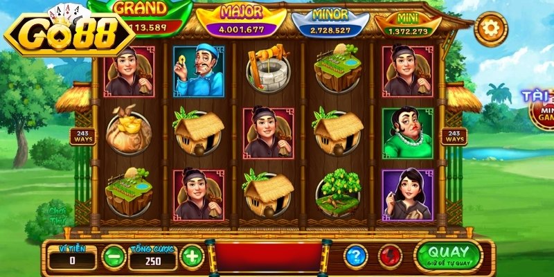 Ăn Khế Trả Vàng GO88 - Nổ Hũ Đỉnh Cao, Chơi là Thắng Lớn 3 Vòng quay miễn phí trong game Ăn Khế Trả Vàng GO88