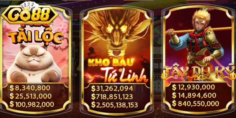 Kho Báu Tứ Linh GO88 - Hướng Dẫn Cách Chơi Thắng Lớn 2 Giao diện sảnh chơi kho báu tứ linh tại GO88 dễ tiếp cận